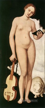 Musik Nacktheit Maler Hans Baldung Ölgemälde